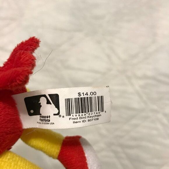 MLB St.‎ Louis Cardinals mascot factory key chain plush - Picture 5 of 6